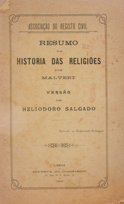 Capa da Obra