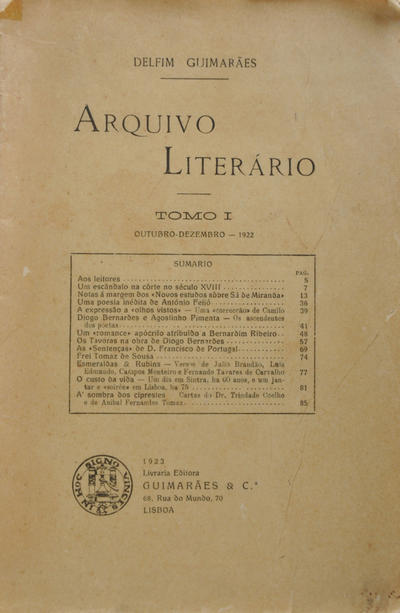 Capa da Obra