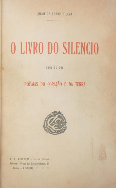 Capa da Obra