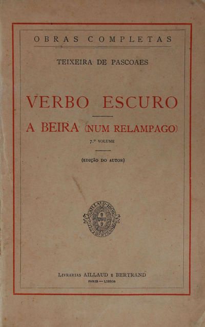 Capa da Obra