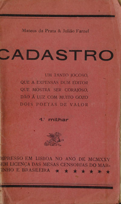 Capa da Obra