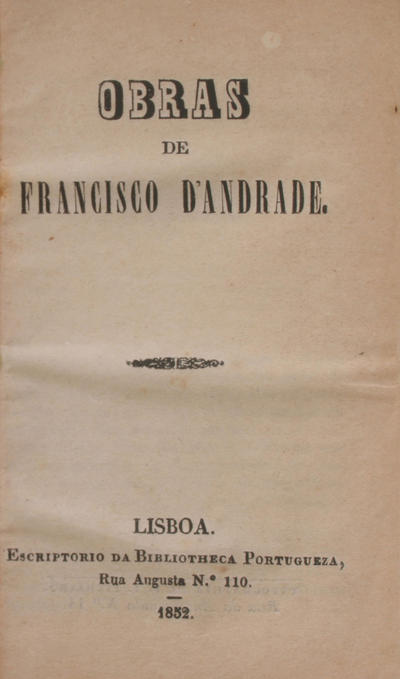 Capa da Obra