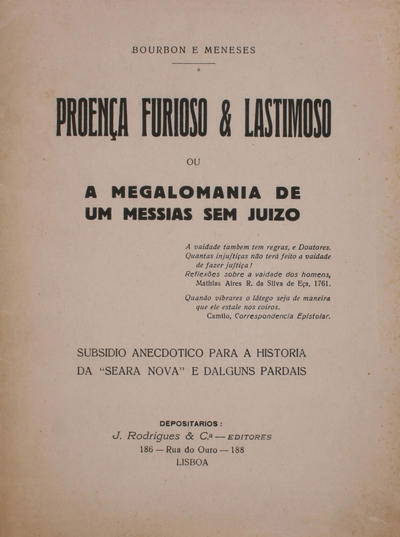 Capa da Obra