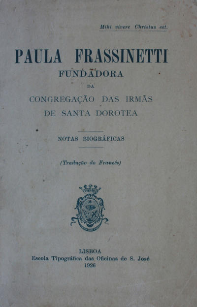 Capa da Obra